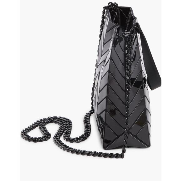 Patrizia Luca Chevron Convertible Clutch 10 x 7 x 3 - Picture 3 of 4